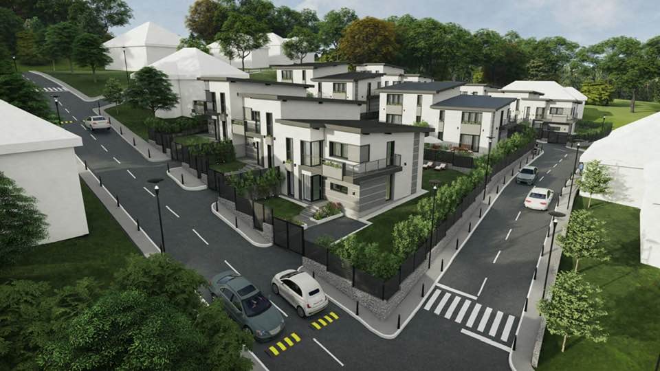 Proiect de ansamblu rezidențial 3D