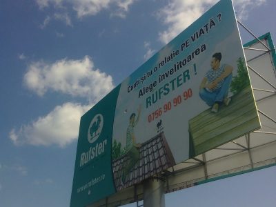 Panou publicitar de tip Unipol