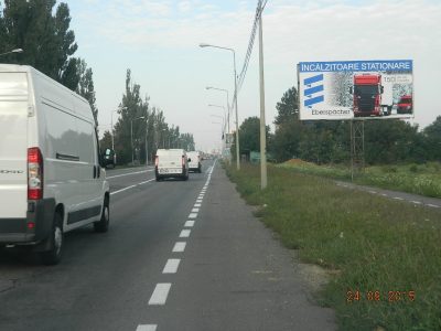 Panou publicitar de tip Unisign la ieșirea in oras dimensiuni mari.