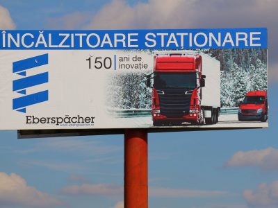 Panou publicitar de tip Unipol